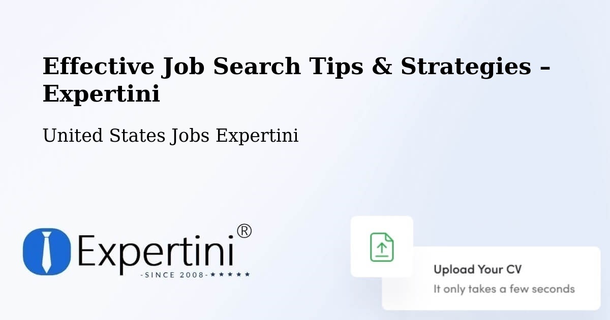 Job Search Tips & Strategies for Job Seekers – Lemay - Lemay, United States Jobs Expertini